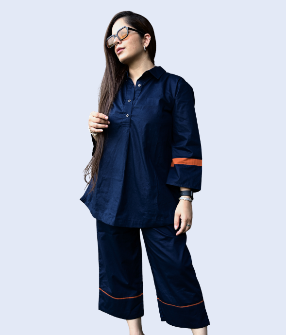 Navy Statement Co-ord Set