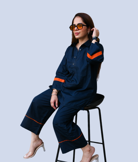 Navy Statement Co-ord Set - Image 4