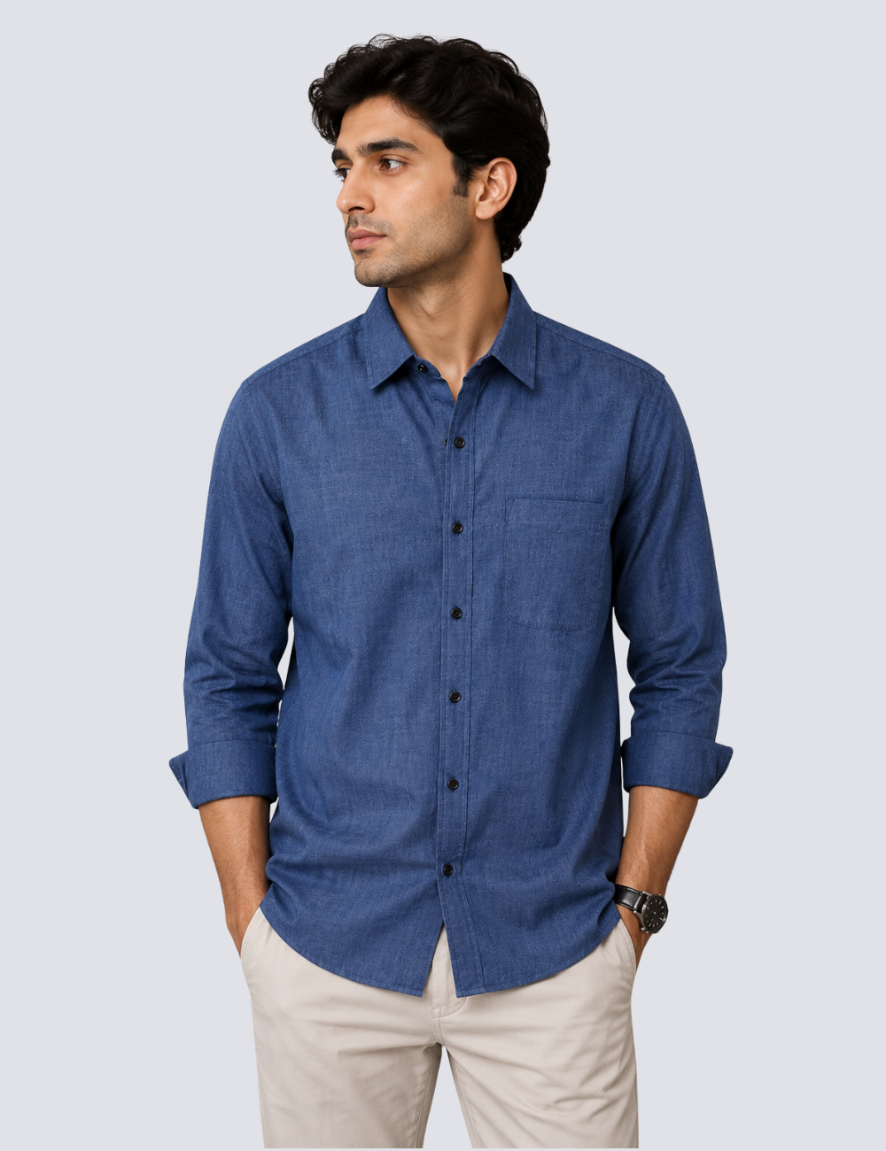 Blue Denim Shirt