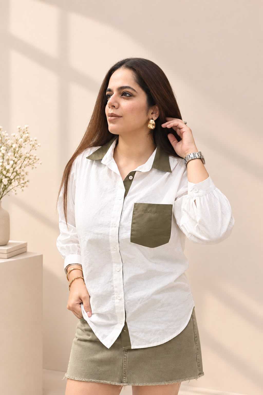 The Olive Pocket Shirt