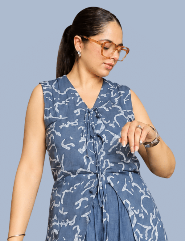 Aura Tie-up Slub Set